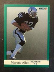 Marcus Allen #102 Football Cards 1991 Fleer Prices