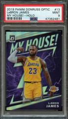 LeBron James [Holo] #13 Basketball Cards 2019 Panini Donruss Optic My House Prices