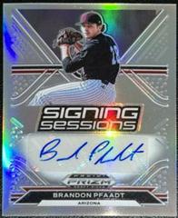 Brandon Pfaadt #SS-BP Baseball Cards 2021 Panini Prizm Draft Picks Signing Sessions Autographs Prices