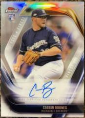Corbin Burnes [Red Wave Refractor] #FFA-CB Baseball Cards 2019 Topps Finest Firsts Autographs Prices