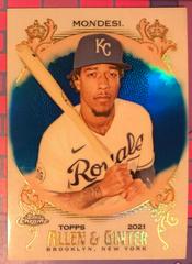 Adalberto Mondesi [Blue Refractor] #251 Baseball Cards 2021 Topps Allen & Ginter Chrome Prices