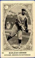 Burleigh Grimes #89 Baseball Cards 1922 Neilson's Chocolate Type I Prices