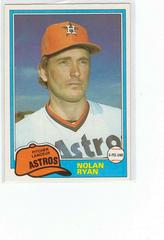 Nolan Ryan Baseball Cards 1981 O Pee Chee Prices