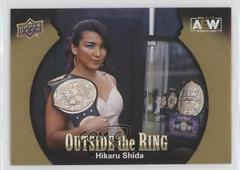 Hikaru Shida [Gold] #OTR-6 Wrestling Cards 2022 Upper Deck AEW Outside the Ring Prices
