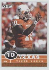 Vince Young #10 Football Cards 2006 Sage Hit Prices