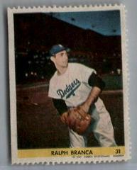Ralph Branca #31 Baseball Cards 1949 Eureka Sportstamps Prices