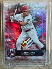 Alejo Lopez [Red] #BSR-39 Baseball Cards 2022 Bowman Sterling Prices