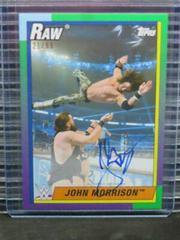 John Morrison [Green] Wrestling Cards 2021 Topps Heritage WWE Autographs Prices