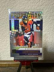 Justin Simmons #PDL-20 Football Cards 2023 Panini Donruss Production Line Prices