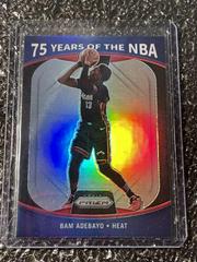 Bam Adebayo #10 Basketball Cards 2021 Panini Donruss Optic 75 Years of the NBA Prices