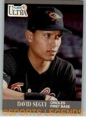 David Segui #25 Baseball Cards 1991 Ultra Prices