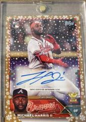 Michael Harris II [Golden] #HAC-MH Baseball Cards 2023 Topps Holiday Autographs Prices
