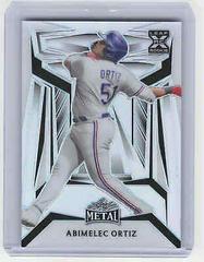 Abimelec Ortiz #B-38 Baseball Cards 2023 Leaf Metal Draft Prices
