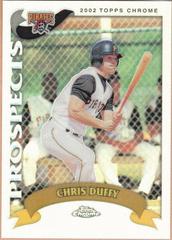 Chris Duffy [Refractor] Baseball Cards 2002 Topps Chrome Traded Prices