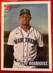 Julio Rodriguez [Prospect SP Image Swap Variation] #141 Baseball Cards 2021 Bowman Heritage Prices