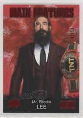 Mr. Brodie Lee [Red] Wrestling Cards 2021 Upper Deck AEW Main Features Prices