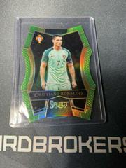 Cristiano Ronaldo [Neon Green Prizm Die Cut] Soccer Cards 2016 Panini Select Prices
