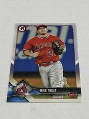 Mike Trout #1 Baseball Cards 2018 Bowman Prices