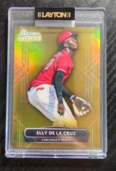 Elly De LA Cruz [Gold] #BSP-69 Baseball Cards 2022 Bowman Sterling Prices