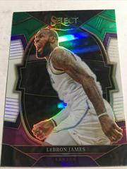 LeBron James [Green White Purple] Basketball Cards 2022 Panini Select Prices