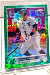 Aaron Judge [Green] #35 Baseball Cards 2022 Topps Chrome Logofractor Prices
