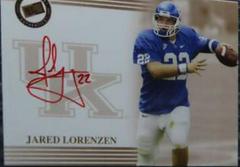 Jared Lorenzen [Bronze Red ink] Football Cards 2004 Press Pass Autograph Prices