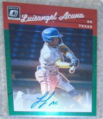 Luisangel Acuna [Green] #1990-LA Baseball Cards 2023 Panini Donruss Optic Retro 1990 Signatures Prices