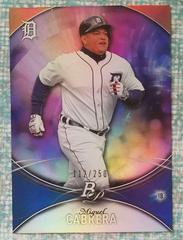 Miguel Cabrera [Purple] Baseball Cards 2016 Bowman Platinum Prices