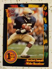 Rocket Ismail Football Cards 1991 Wild Card College Draft Picks Prices