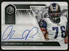 Orlando Pace #SS-OP Football Cards 2020 Panini Elements Steel Signatures Prices