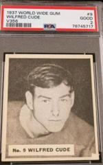 Wilfred Cude Hockey Cards 1937 V356 World Wide Gum Prices