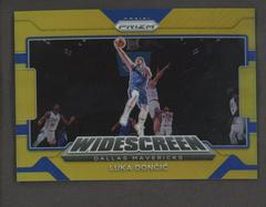 Luka Doncic [Gold Prizm] #1 Basketball Cards 2021 Panini Prizm Widescreen Prices