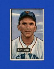 Dave Koslo #90 Baseball Cards 1951 Bowman Prices