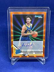 Jordan Poole [Signature Orange Laser] #226 Basketball Cards 2019 Panini Donruss Prices
