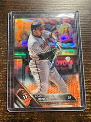 Adam Jones [Orange Refractor] #12 Baseball Cards 2016 Topps Chrome Prices