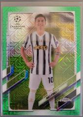 Paulo Dybala [Neon Green] Soccer Cards 2020 Topps Chrome UEFA Champions League Prices