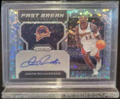 Jason Richardson #FB-JRW Basketball Cards 2022 Panini Prizm Fast Break Autographs Prices