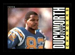 Bobby Duckworth #371 Football Cards 1985 Topps Prices