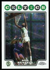 Bill Russell [Xfractor] Basketball Cards 2008 Topps Chrome Prices