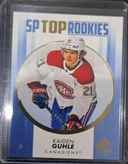 Kaiden Guhle [Blue] #TR-4 Hockey Cards 2022 SP Authentic Top Rookies Prices