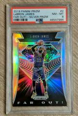 LeBron James [Silver Prizm] #2 Basketball Cards 2019 Panini Prizm Far Out Prices