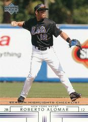 Roberto Alomar #743 Baseball Cards 2002 Upper Deck Prices