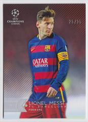 Lionel Messi [Red] Soccer Cards 2015 Topps UEFA Champions League Showcase Prices
