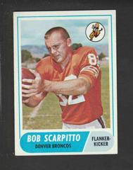 Bob Scarpitto #147 Football Cards 1968 Topps Prices