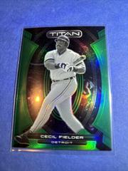 Cecil Fielder [Green] Baseball Cards 2023 Panini Chronicles Titan Prices