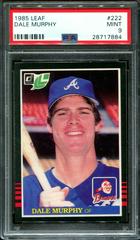 Dale Murphy #222 Baseball Cards 1985 Leaf Prices