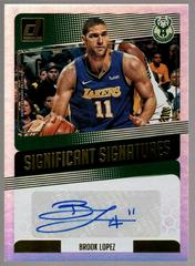 Brook Lopez Basketball Cards 2018 Panini Donruss Significant Signatures Prices