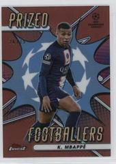 Kylian Mbappe [Rose Gold] Soccer Cards 2022 Topps Finest UEFA Club Competitions Prices