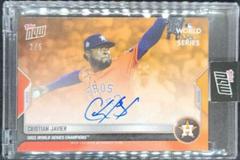 Cristian Javier [Autograph] Baseball Cards 2022 Topps Now World Series Champions Prices