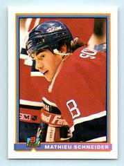 Mathieu Schneider #343 Hockey Cards 1991 Bowman Prices